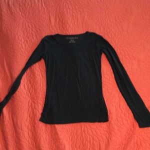 Dark green long sleeve plain shirt